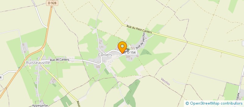 localisation de l'entreprise COMMUNE DE CANLERS  CANLERS