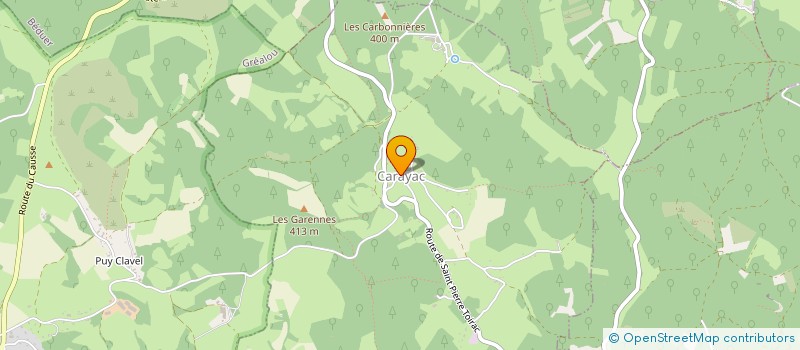 localisation de l'entreprise COMMUNE DE CARAYAC  CARAYAC