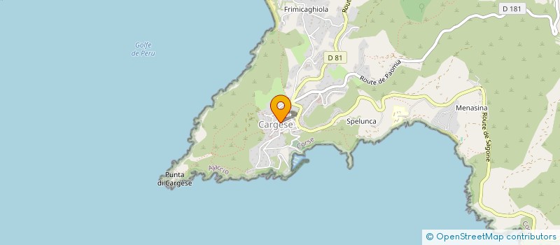 localisation de l'entreprise COMMUNE DE CARGESE à CARGESE