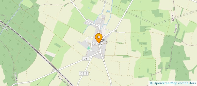 localisation de l'entreprise COMMUNE DE CARISEY  CARISEY
