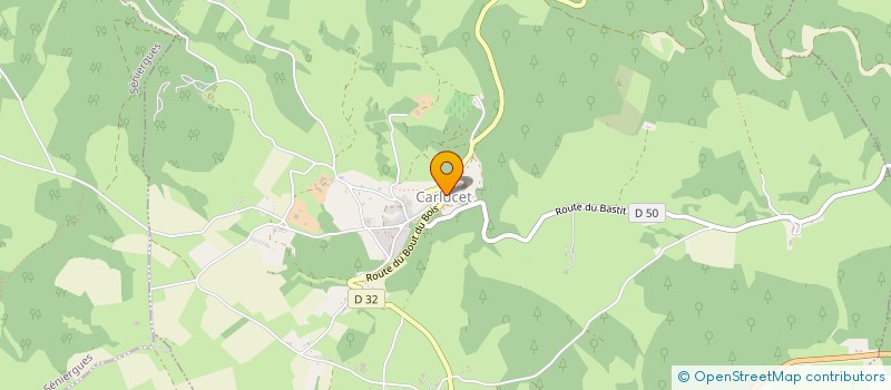 localisation de l'entreprise COMMUNE DE CARLUCET  CARLUCET