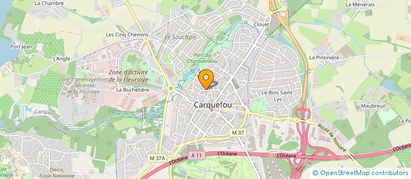 localisation de l'entreprise COMMUNE DE CARQUEFOU à CARQUEFOU