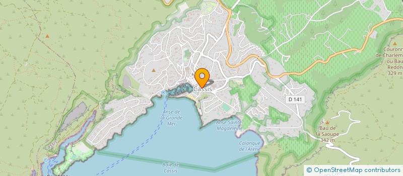 localisation de l'entreprise COMMUNE DE CASSIS à CASSIS
