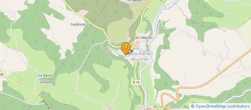 localisation de l'entreprise COMMUNE DE CASTANET  CASTANET