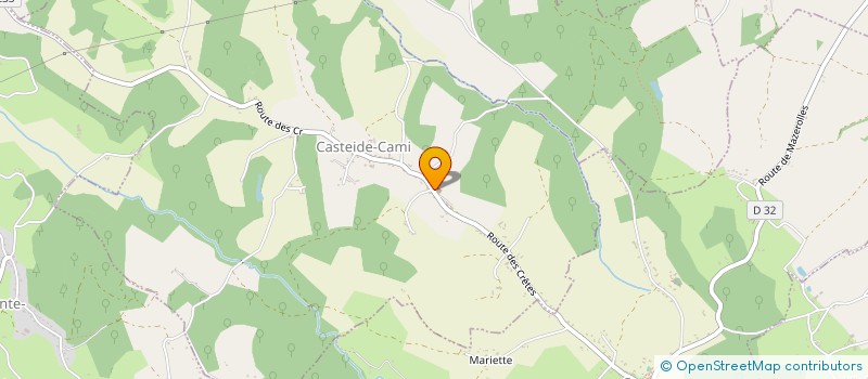 localisation de l'entreprise COMMUNE DE CASTEIDE CAMI  CASTEIDE-CAMI