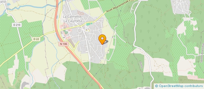 localisation de l'entreprise COMMUNE DE CASTELNAU-VALENCE  CASTELNAU-VALENCE