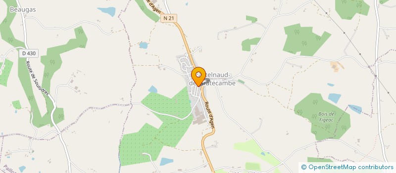 localisation de l'entreprise COMMUNE DE CASTELNAUD DE GRATECAMBE  CASTELNAUD-DE-GRATECAMBE