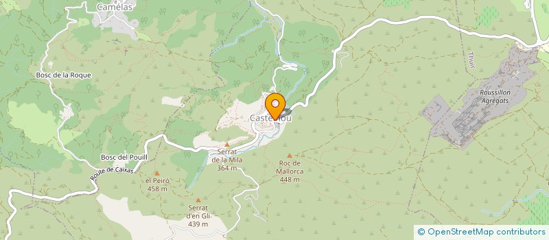 localisation de l'entreprise COMMUNE DE CASTELNOU  CASTELNOU