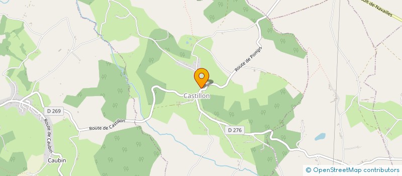 localisation de l'entreprise COMMUNE DE CASTILLON D'ARTHEZ  CASTILLON (CANTON D'ARTHEZ-DE-BEARN)