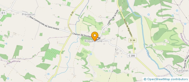 localisation de l'entreprise COMMUNE DE CASTILLON DEBATS  CASTILLON-DEBATS