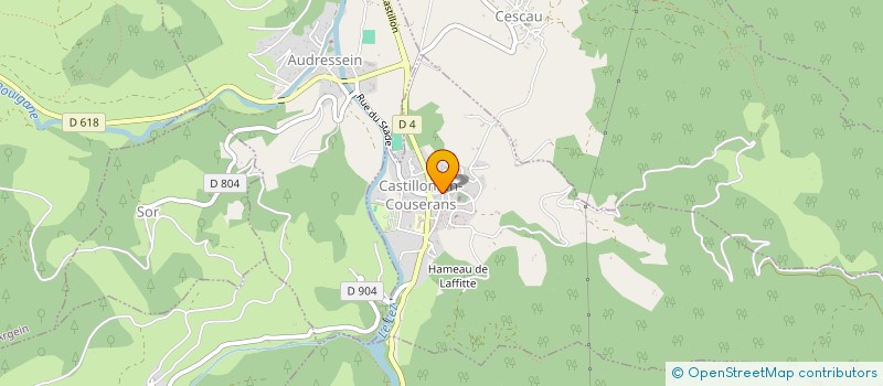 localisation de l'entreprise COMMUNE DE CASTILLON EN COUSERANS à CASTILLON-EN-COUSERANS