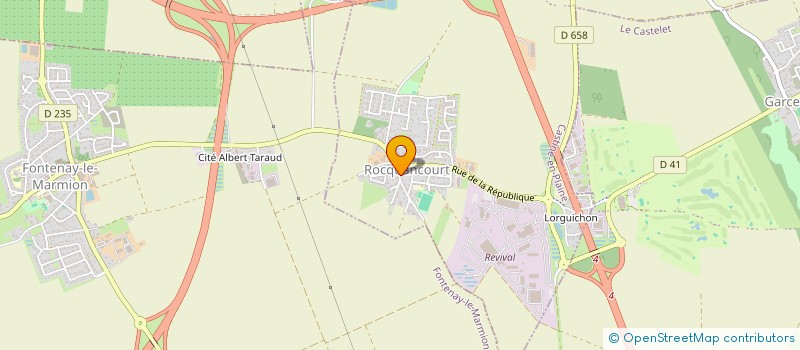 localisation de l'entreprise COMMUNE DE CASTINE-EN-PLAINE  CASTINE-EN-PLAINE