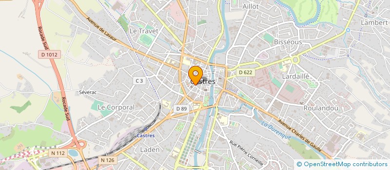 localisation de l'entreprise COMMUNE DE CASTRES à CASTRES