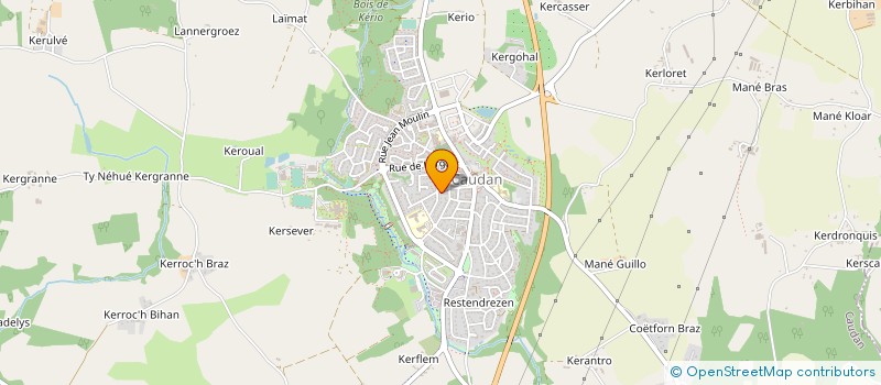 localisation de l'entreprise COMMUNE DE CAUDAN à CAUDAN