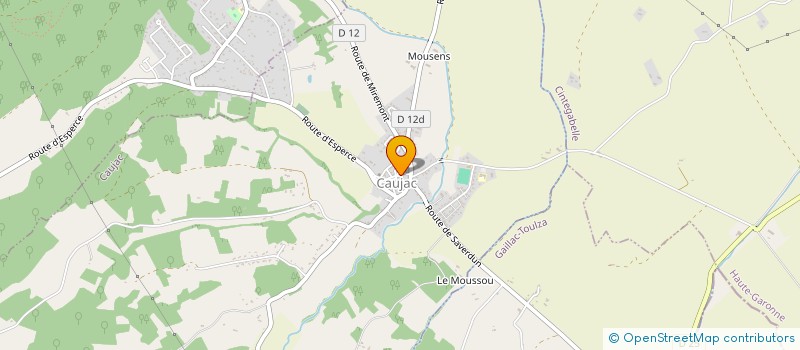 localisation de l'entreprise COMMUNE DE CAUJAC à CAUJAC