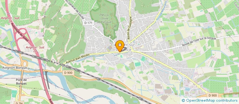 localisation de l'entreprise COMMUNE DE CAUMONT SUR DURANCE à CAUMONT-SUR-DURANCE