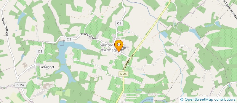 localisation de l'entreprise COMMUNE DE CAUPENNE D ARMAGNAC  CAUPENNE-D ARMAGNAC