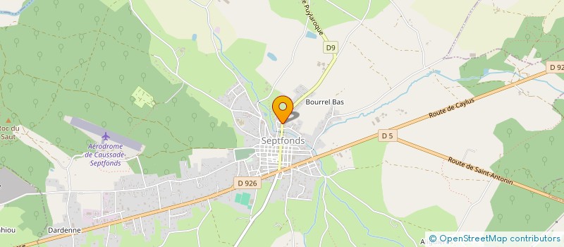 localisation de l'entreprise COMMUNE DE CAYRIECH  CAYRIECH