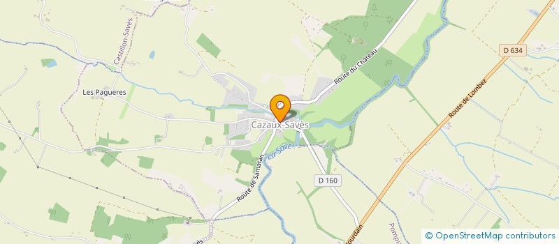 localisation de l'entreprise COMMUNE DE CAZAUX SAVES  CAZAUX-SAVES
