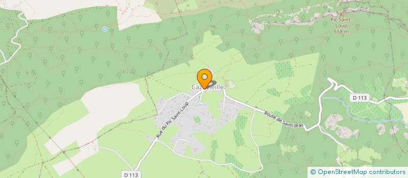 localisation de l'entreprise COMMUNE DE CAZEVIEILLE  CAZEVIEILLE