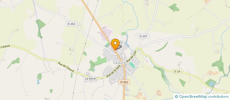 localisation de l'entreprise COMMUNE DE CEAUCE à CEAUCE