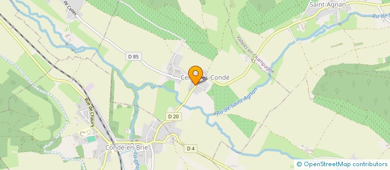 localisation de l'entreprise COMMUNE DE CELLES LES CONDE  CELLES-LES-CONDE