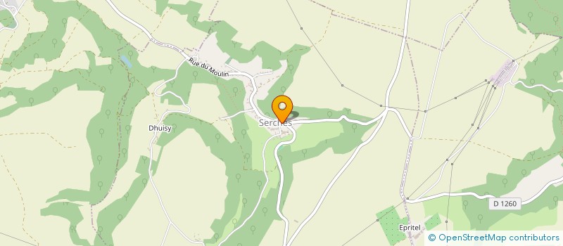 localisation de l'entreprise COMMUNE DE CERSEUIL  CERSEUIL