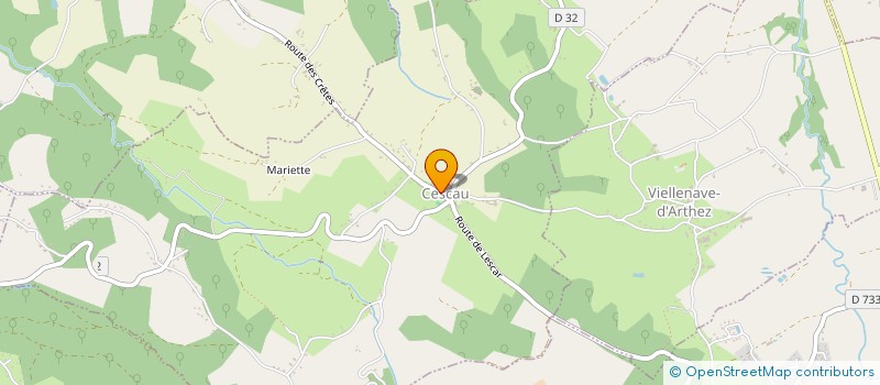localisation de l'entreprise COMMUNE DE CESCAU à CESCAU