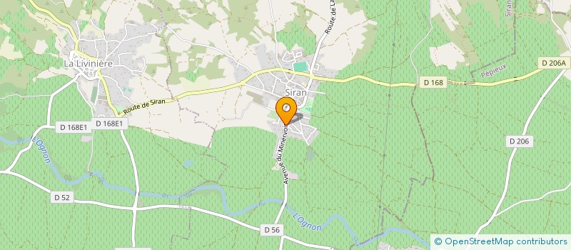 localisation de l'entreprise COMMUNE DE CESSERAS  CESSERAS