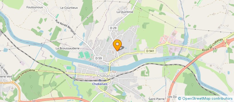localisation de l'entreprise COMMUNE DE CHABRAC à CHABRAC