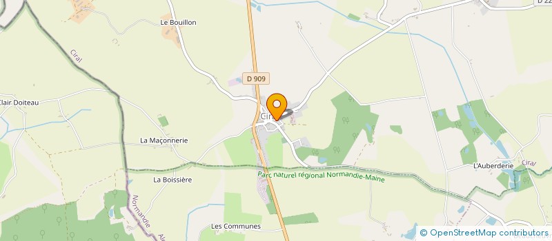 localisation de l'entreprise COMMUNE DE CHAHAINS à CHAHAINS