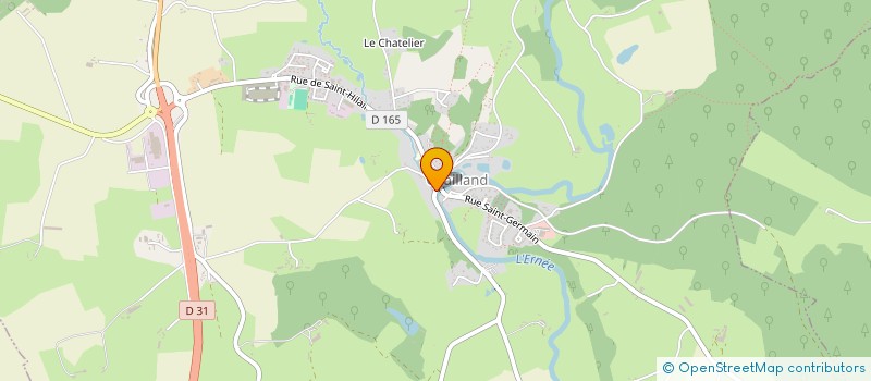 localisation de l'entreprise COMMUNE DE CHAILLAND  CHAILLAND