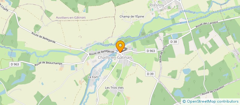 localisation de l'entreprise COMMUNE DE CHAILLY EN GATINAIS à CHAILLY-EN-GATINAIS