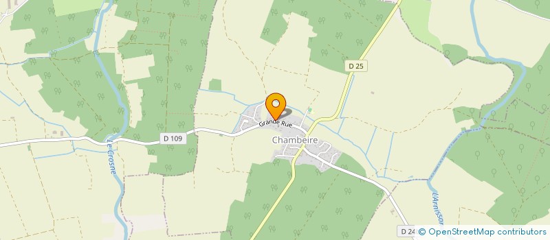 localisation de l'entreprise COMMUNE DE CHAMBEIRE  CHAMBEIRE