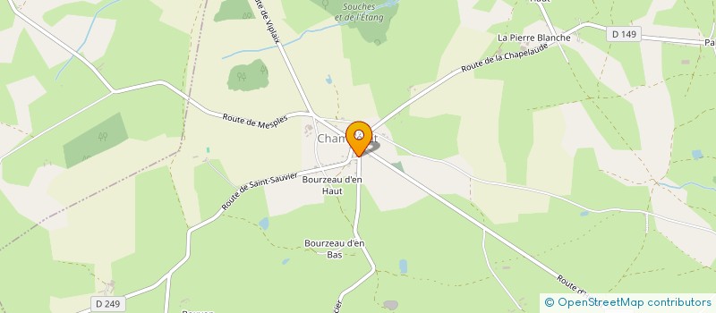 localisation de l'entreprise COMMUNE DE CHAMBERAT  CHAMBERAT