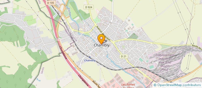 localisation de l'entreprise COMMUNE DE CHAMBLY à CHAMBLY