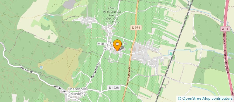 localisation de l'entreprise COMMUNE DE CHAMBOEUF  CHAMBUF