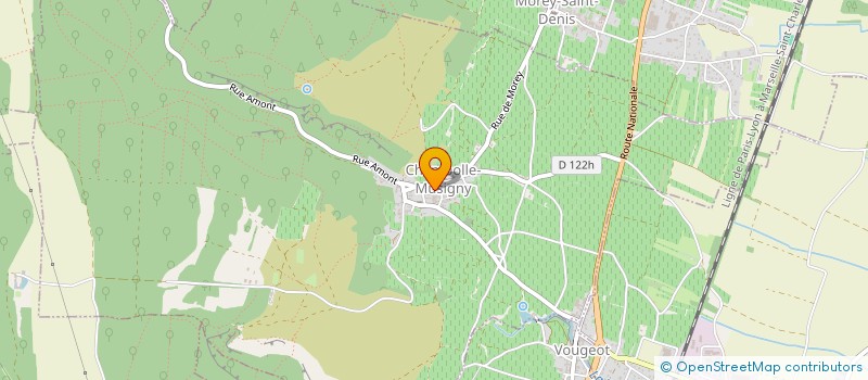 localisation de l'entreprise COMMUNE DE CHAMBOLLE MUSIGNY  CHAMBOLLE-MUSIGNY