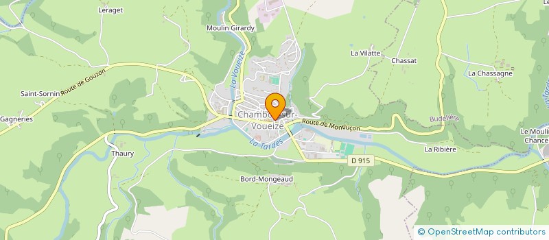 localisation de l'entreprise COMMUNE DE CHAMBON SUR VOUEIZE à CHAMBON-SUR-VOUEIZE