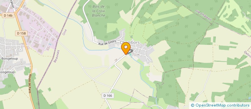 localisation de l'entreprise COMMUNE DE CHAMBORS  CHAMBORS