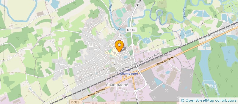 localisation de l'entreprise COMMUNE DE CHAMPAGNE  CHAMPAGNE