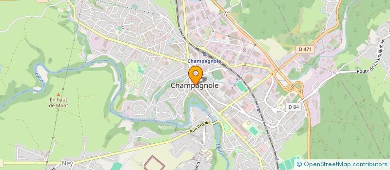 localisation de l'entreprise COMMUNE DE CHAMPAGNOLE à CHAMPAGNOLE