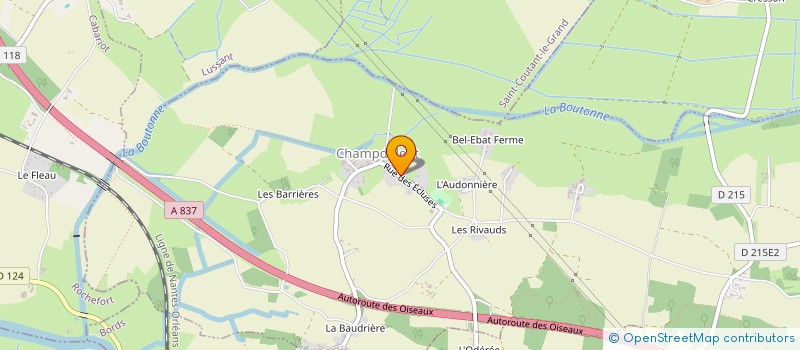 localisation de l'entreprise COMMUNE DE CHAMPDOLENT  CHAMPDOLENT