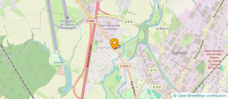 localisation de l'entreprise COMMUNE DE CHAMPFORGEUIL à CHAMPFORGEUIL