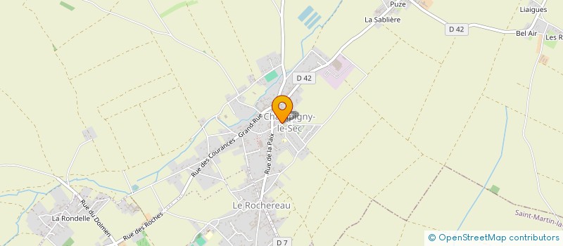 localisation de l'entreprise COMMUNE DE CHAMPIGNY EN ROCHEREAU à CHAMPIGNY EN ROCHEREAU