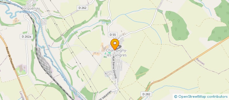localisation de l'entreprise COMMUNE DE CHAMPIGNY LES LANGRES à CHAMPIGNY-LES-LANGRES