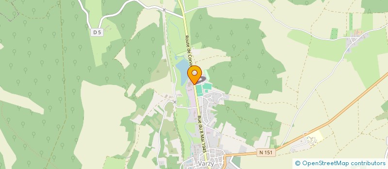 localisation de l'entreprise COMMUNE DE CHAMPLEMY  CHAMPLEMY