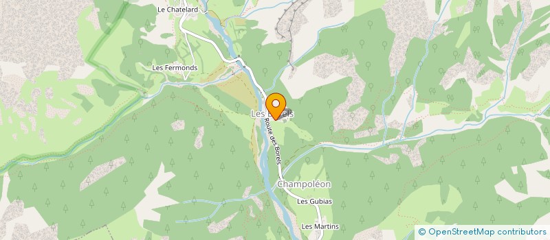 localisation de l'entreprise COMMUNE DE CHAMPOLEON  CHAMPOLEON
