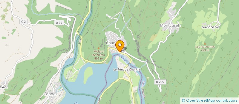 localisation de l'entreprise COMMUNE DE CHANCIA  CHANCIA