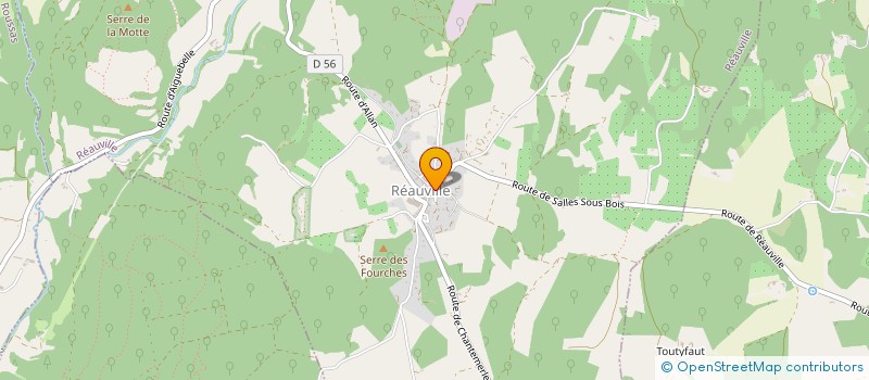 localisation de l'entreprise COMMUNE DE CHANTEMERLE-LES-GRIGNAN  CHANTEMERLE-LES-GRIGNAN